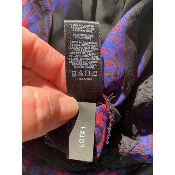 Express Womens Top Size Small Kimono Duster Cardigan Cover Up Multicolor - Picture 9 of 10